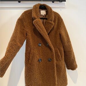 a new day Brown Teddy Jacket